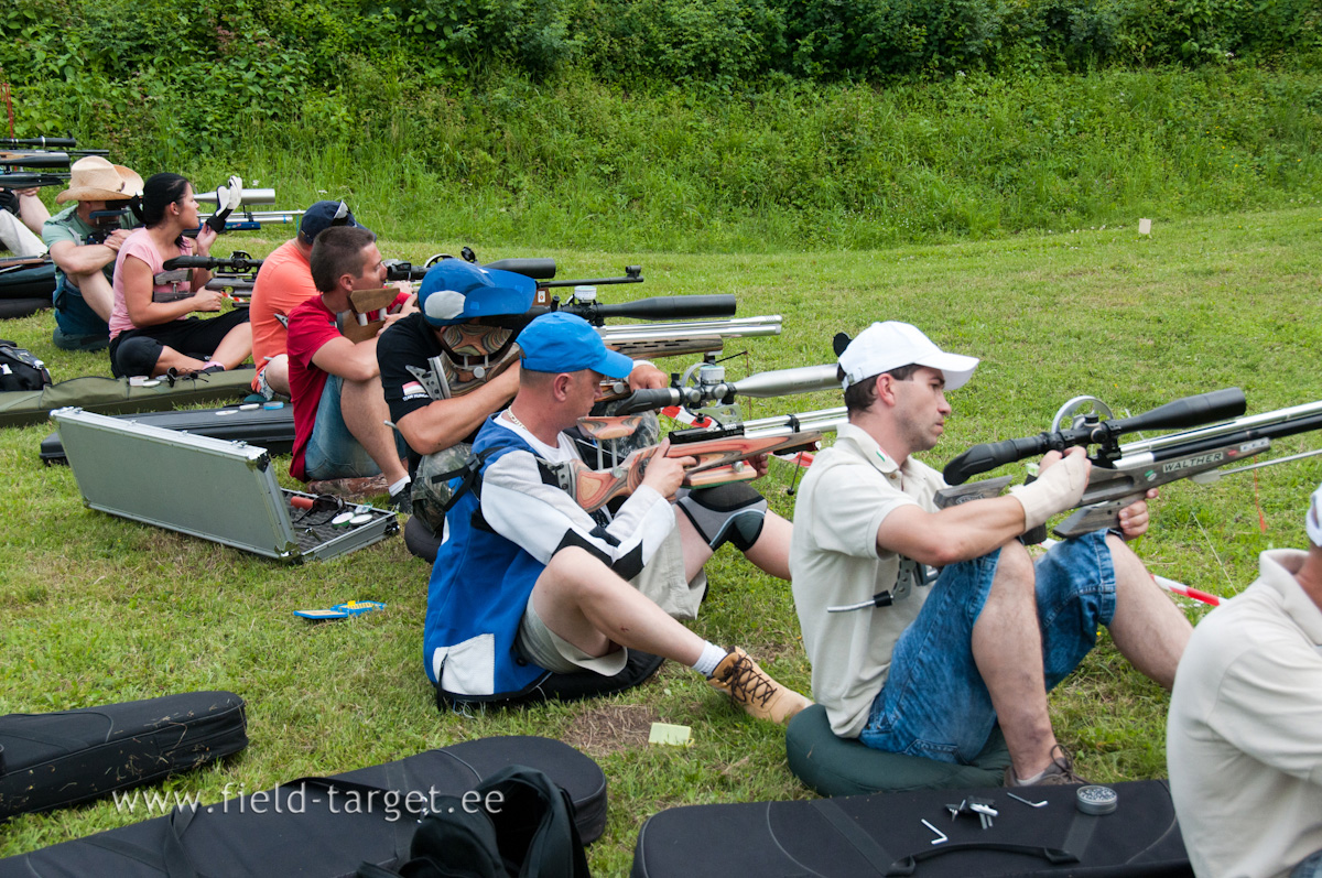 Hungaryan Shooters on Practice Range